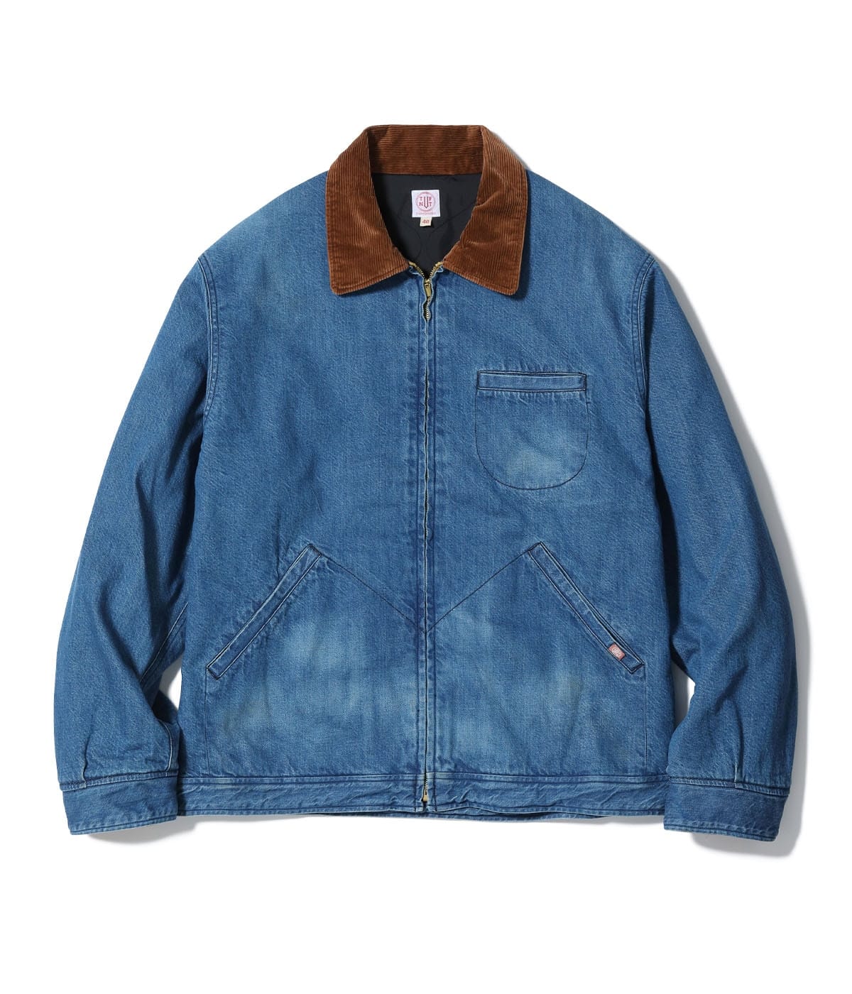 TUF-NUT aged denim TN15987H jacket, front