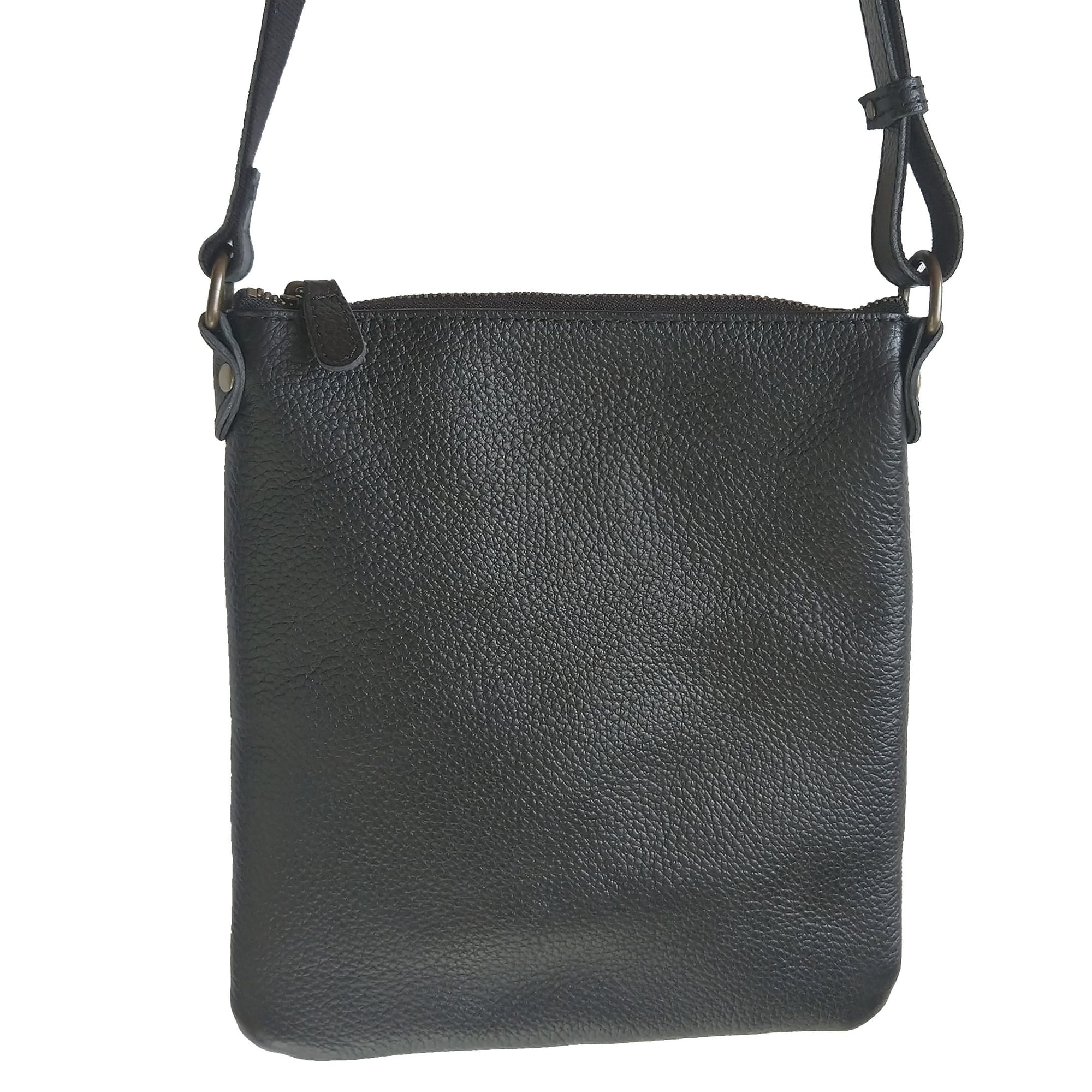 Black BLUFFPOP 557250 shoulder bag from the front