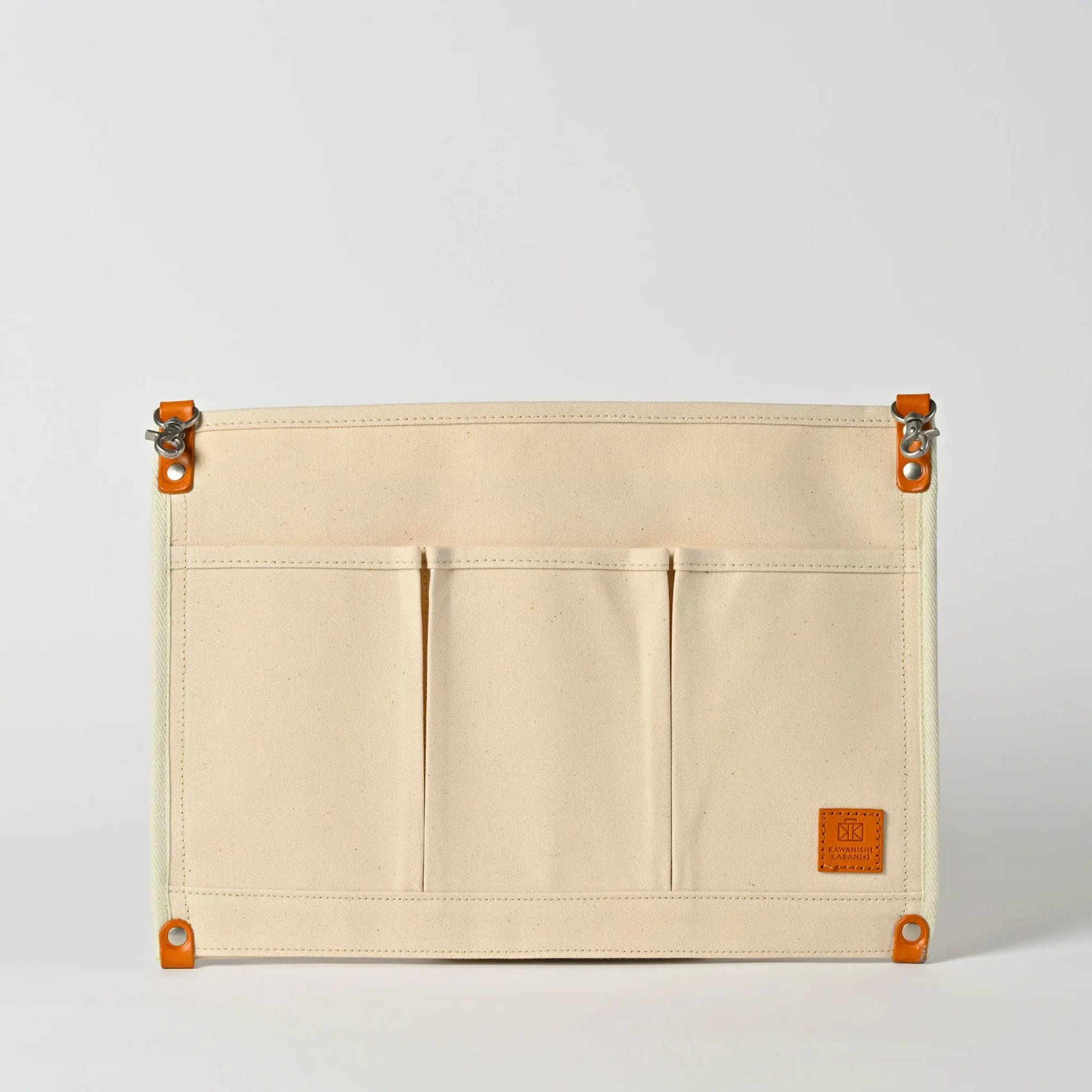 Natural-canvas gravy organiser, front