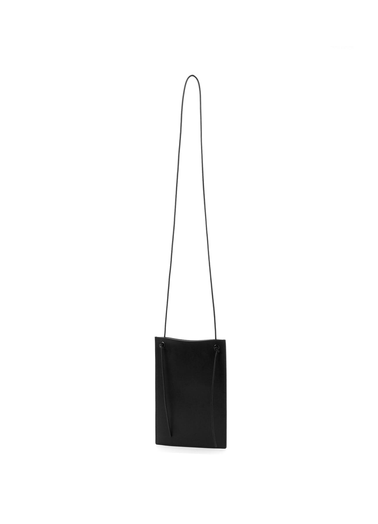 Cow Leather Shoulder Bag with its narrow strap extended