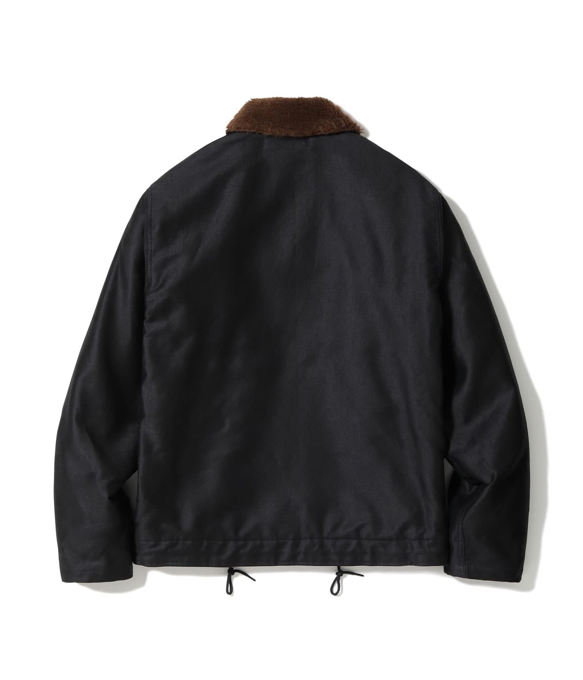 Back view of the William Gibson BLACK N-1 jacket.