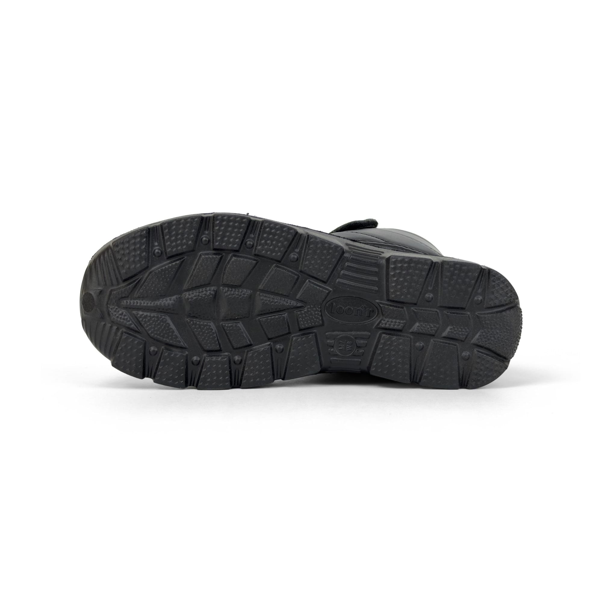 Sidekick outsole with its segmented tread pattern.