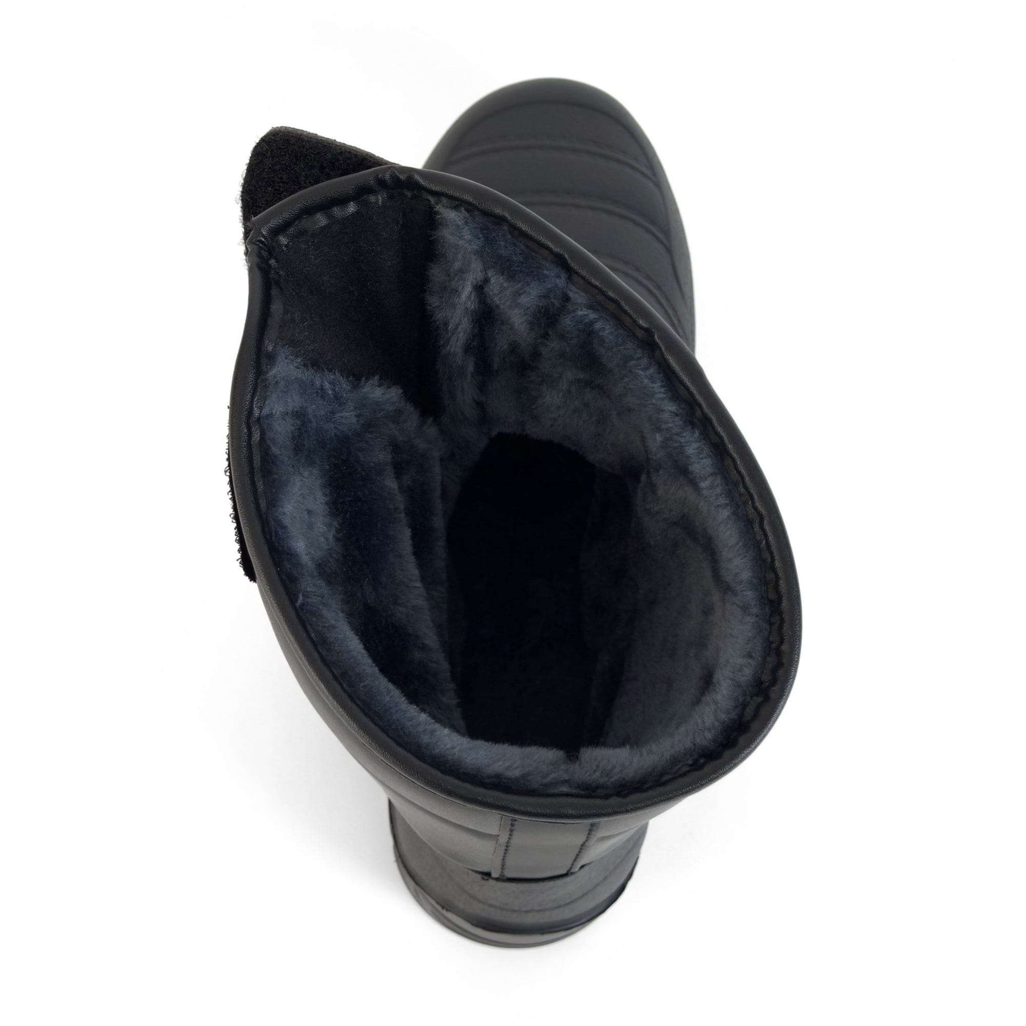 View into the Sidekick boot showing its fixed dark lining.