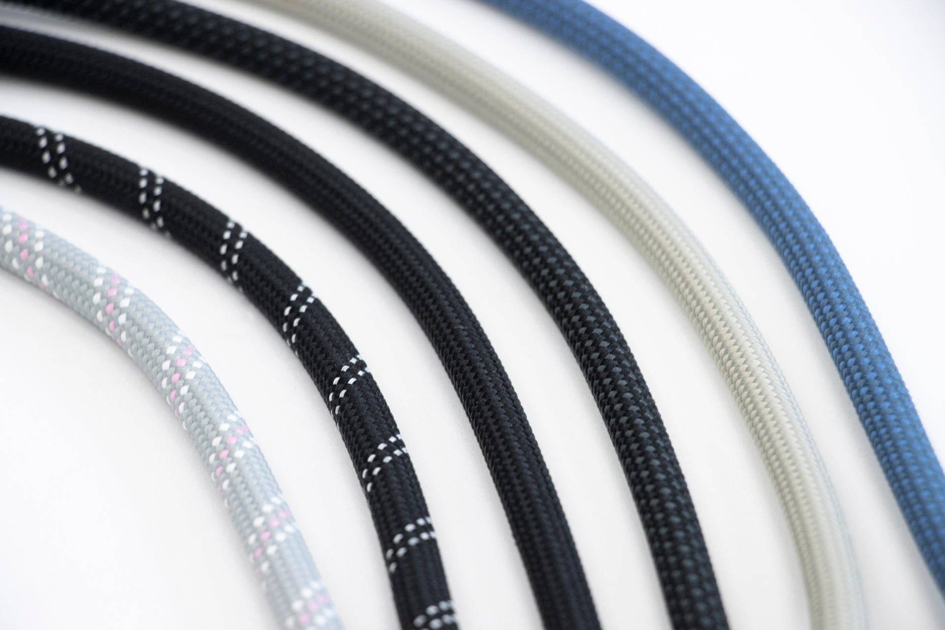 Six NODI cord colour and pattern options