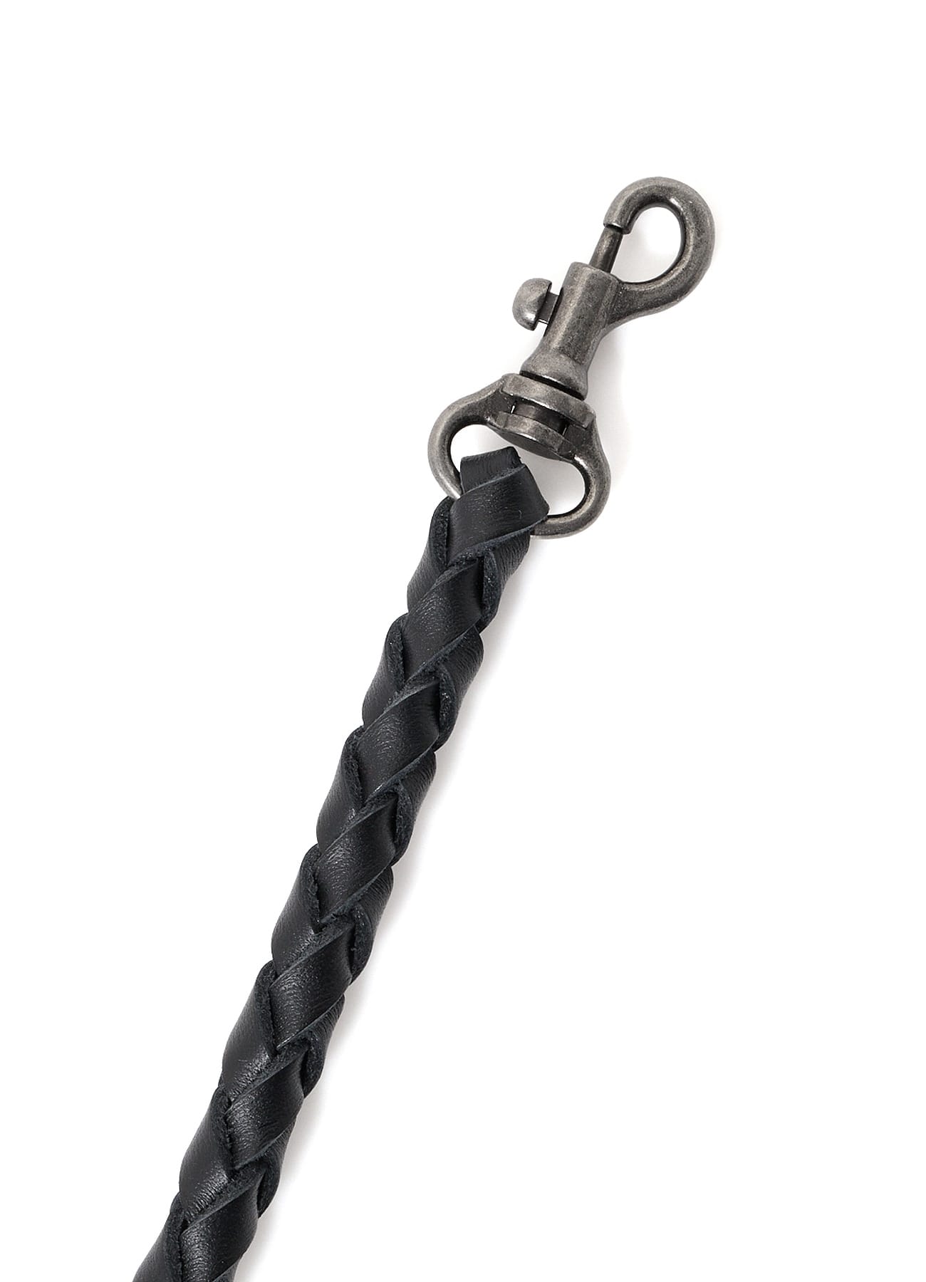 Wallet cord clasp and braid detail