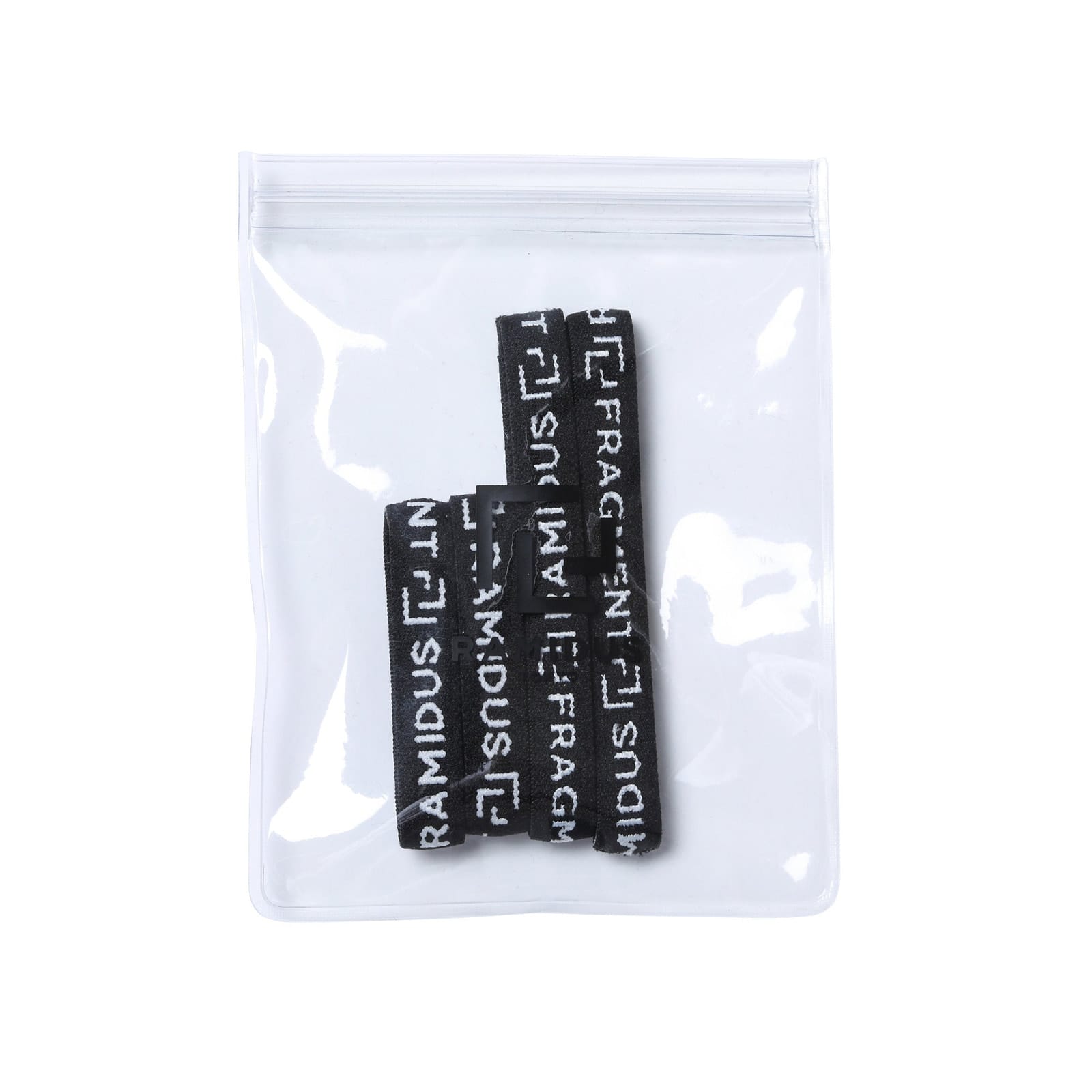 RAMIDUS rubber bands packed inside the branded reusable zipper bag.