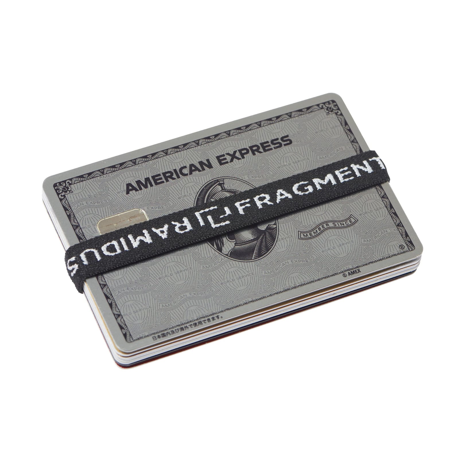 Official demonstration of a RAMIDUS band holding cards across their width.