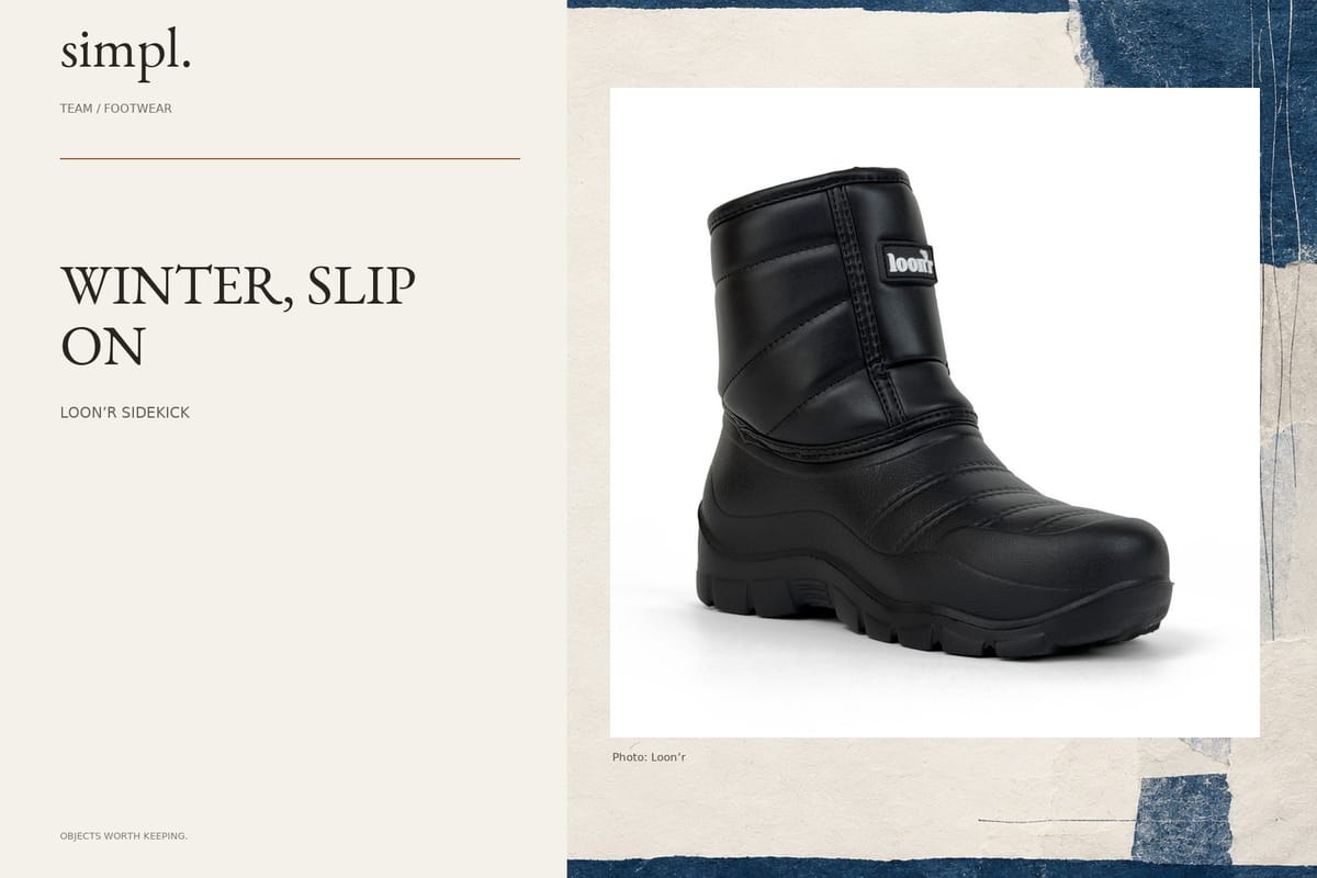 Loon’r Sidekick keeps winter errands simple — credited official product photograph in the simpl. cover.