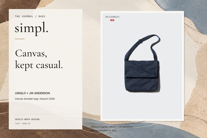 UNIQLO and JW ANDERSON give the messenger bag a softer shape