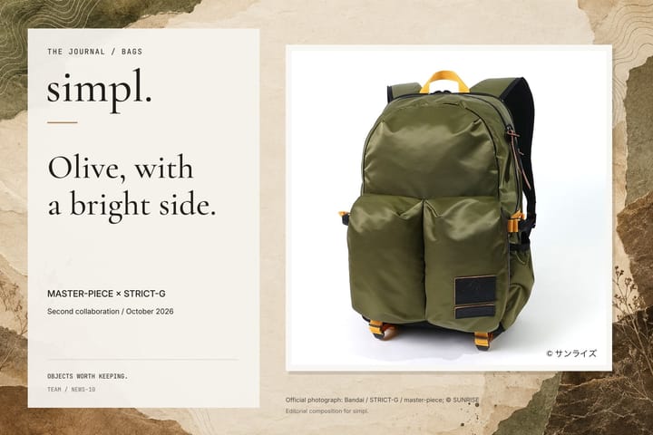 master-piece and STRICT-G return with three military-inspired bags